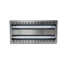 Лампа инсектицидная GLEECON E36L (S 150 м2) с клеевым листом  нерж. сталь