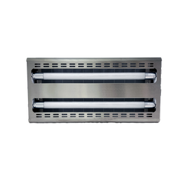 Лампа инсектицидная GLEECON E36L (S 150 м2) с клеевым листом  нерж. сталь