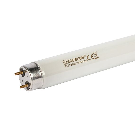 Лампочка ультрафиолетовая запасная 15W GLEECON ORIGINAL F15T8 BL безосколочная